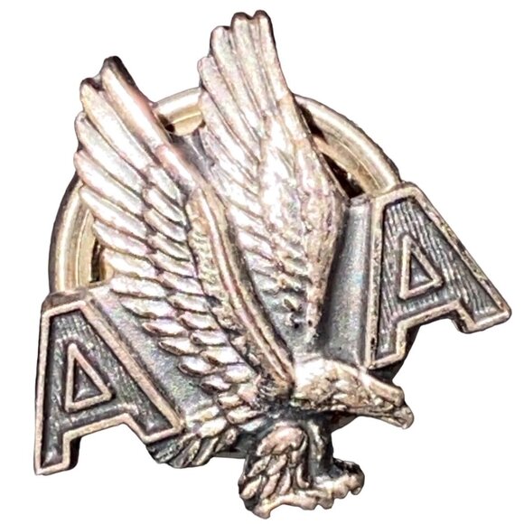 American Airlines Pin Brooch Lapel Button Hole Jewelry Sterling Silver Stamped L - Picture 2 of 7